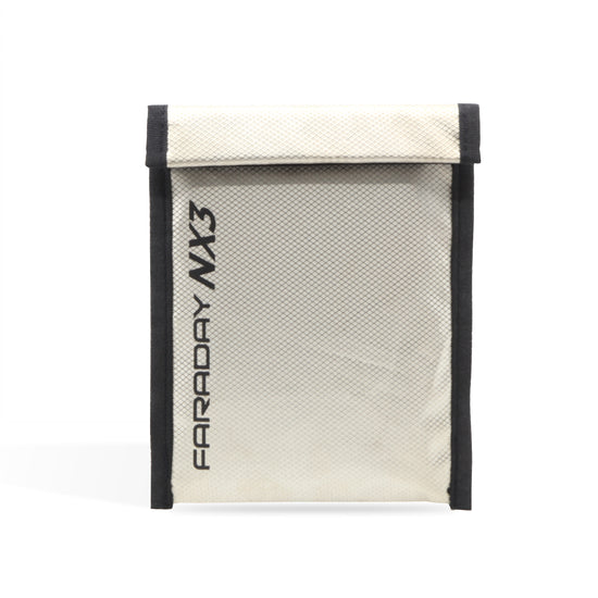 The Triple Layer CYBER Fabric Faraday Bags Kit by American Reserves offers style and practicality with its sophisticated design. As a Faraday Bag, it provides EMF protection, effectively blocking signals to safeguard your electronics.