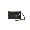 The back view of the American Reserves Tecsun PL330 Portable AM FM Shortwave PLL DSP Radio with SSB and Synchronous shows an antenna, carrying strap, and visible tuning dial.