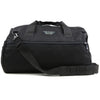 The American Reserves CORDURA® Utility Bag Large is a black duffle featuring two handles, an adjustable shoulder strap, front zipper pocket, and top label. Perfect for durability and style, this versatile bag endures all your adventures.