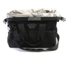 The Black and Gray CORDURA® Utility Bag Medium from American Reserves features multiple pockets, an adjustable shoulder strap, and a front label. It now also includes a Faraday pouch for enhanced signal-blocking protection.