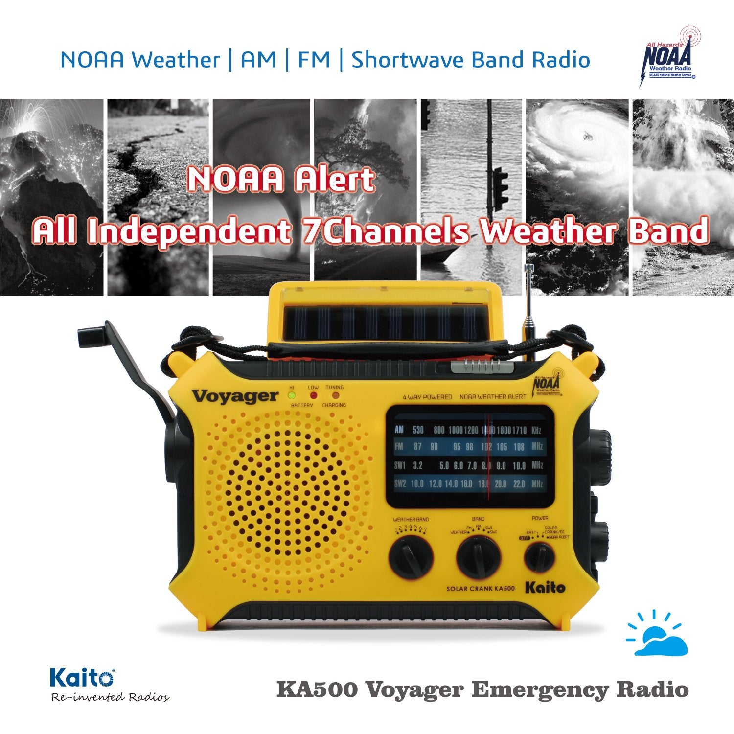 Weather Alert Radio | Emergency Shortwave Radio - American
