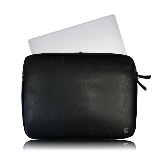 PU Leather Large Privacy Protection Laptop Sleeve (9" x 13.5")