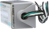 The SIEMENS FS™ PRO 140 + Whole House Ferrites EMP Home Protection Kit by American Reserves features a rectangular surge protection device with multicolored wires extending from a gray circular casing for EMP protection.
