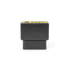The EMP Vehicle Protection by American Reserves is a black rectangular OBD-II diagnostic tool featuring a yellow label on top. It is designed for vehicle diagnostics and includes transient voltage suppression for reliable performance.